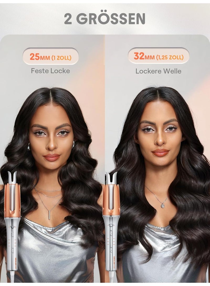 Automatic Hair Curler with 1¼ Inch Rotating Barrel | Fast Heating Curling Iron with 3 Adjustable Temperatures, Dual Direction Curling, Auto Shut-Off, Anti-Scald & Anti-Tangle Design | Professional Hair Styling Tool for All Hair Types - Image 2