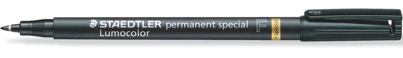 STAEDTLER Pack Of 3 Lumocolor Permanent Marker PensSpecial 319F Fine Tip - Black