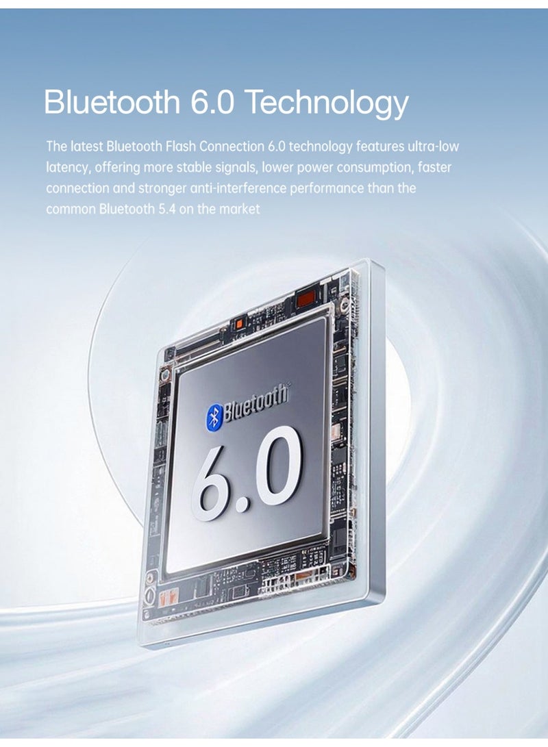 ZIPFORCE N73 True Wireless Earbuds,Bluetooth 6.0, Ear-Hook Open Ear ,Touch Control,TWS Light-Weight Bluetooth Earbuds for Daily & Sports，Black - Image 2