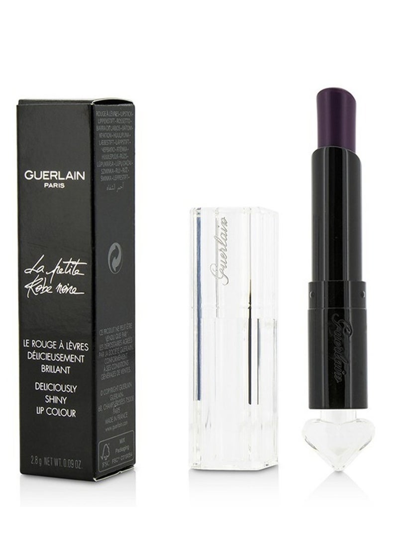 Guerlain GUERLAIN La Petite Robe Noire Deliciously Shiny Lip Colour - #070 Plum-brella, 2.8g  - Image 2