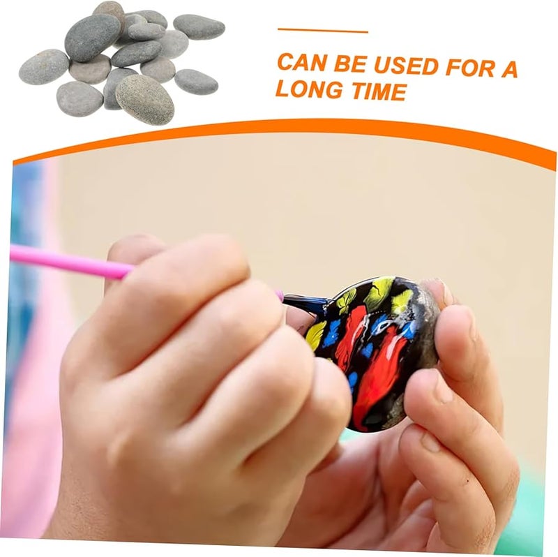 DIY Painting Rocks 16pcs Smooth Natural Stones for Arts Crafts Kindness Projects Adults Kids - Image 4