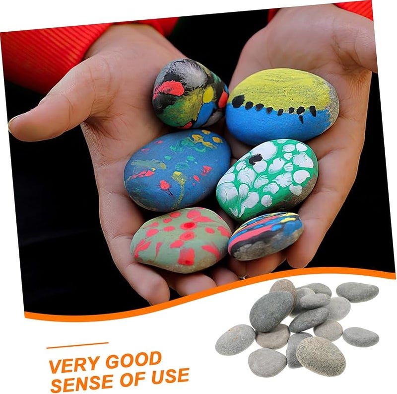 DIY Painting Rocks 16pcs Smooth Natural Stones for Arts Crafts Kindness Projects Adults Kids - Image 5