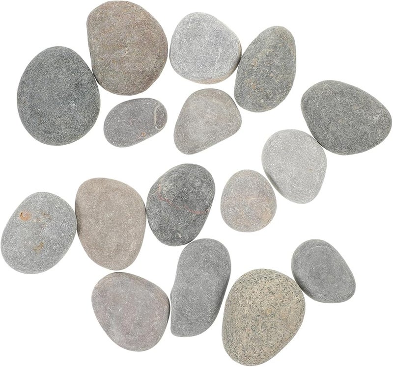 DIY Painting Rocks 16pcs Smooth Natural Stones for Arts Crafts Kindness Projects Adults Kids - Image 1