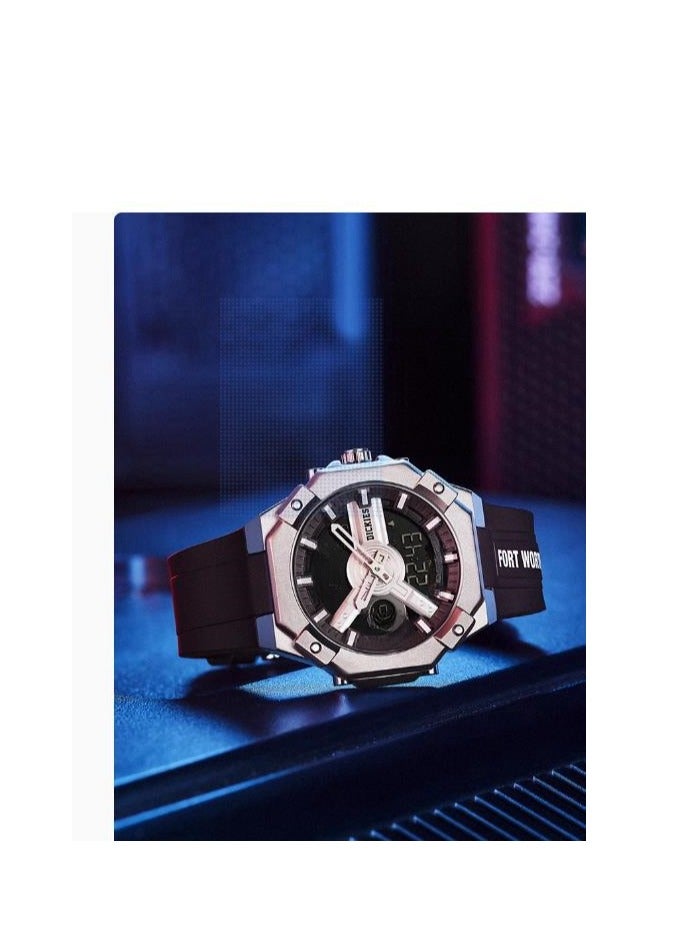 Dickies ساعة رياضية متعددة الوظائف مع عرض مزدوج وضوء ليلي مقاوم للماء للطلاب - Image 2