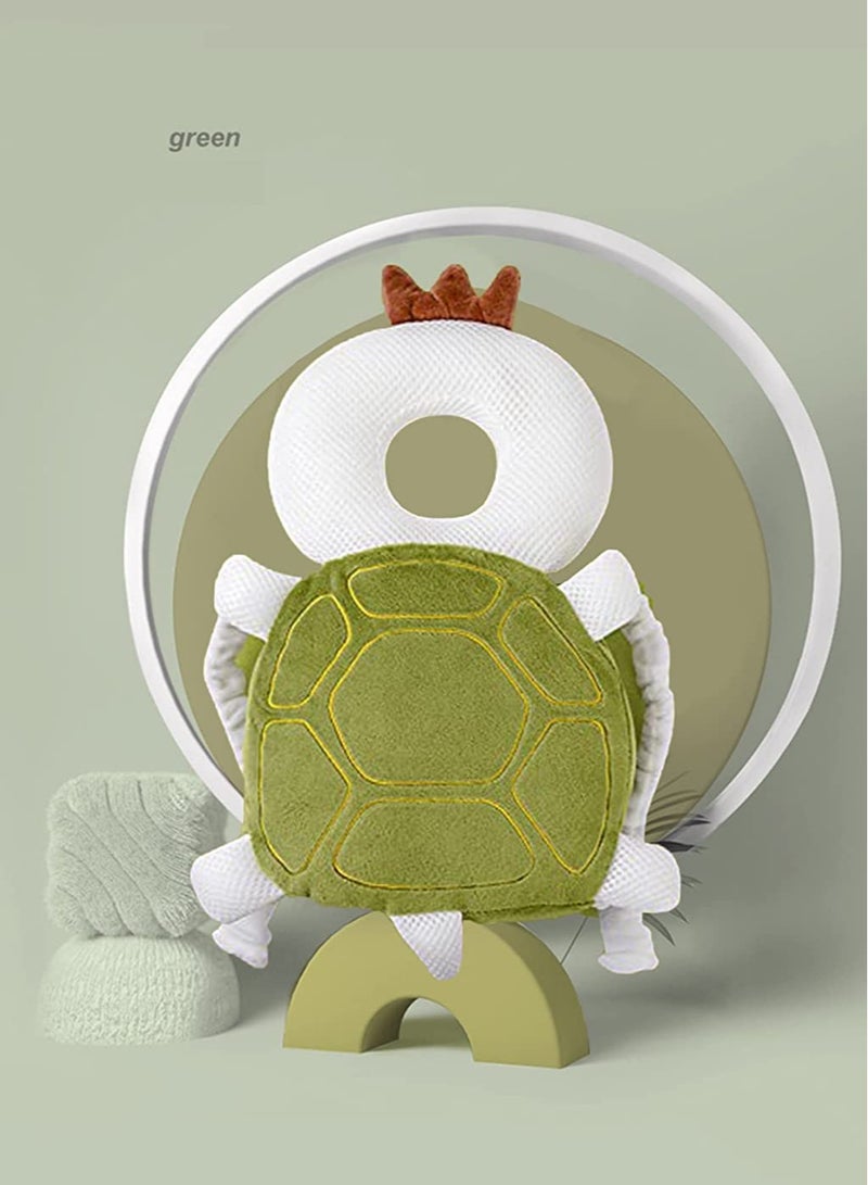 SOLARAE Toddler Baby Head Protection Cushion, Backpack Wear, Infant Support Pillows Soft Nursery  Unisex Newborn Shaping Pillow Sleep, Turtle - Image 2