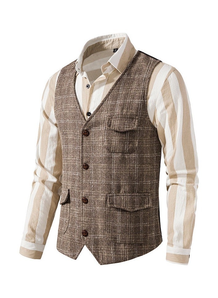 KUYING New Fashionable Casual Suit Vest  - Image 2