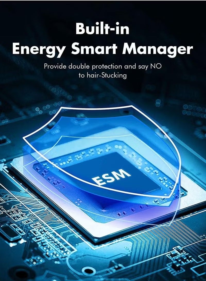 إنشن ماكينة قص الشعر اللاسلكية، ماكينة تشذيب شعر الكل في واحد للرجال، طول قص الشعر من 0.7 مم إلى 21 مم، سرعتان، شحن سريع عبر USB، مع زيت، مجموعة تشذيب اللحية الكهربائية الاحترافية للرجال وحلاقي الأطفال - Image 3