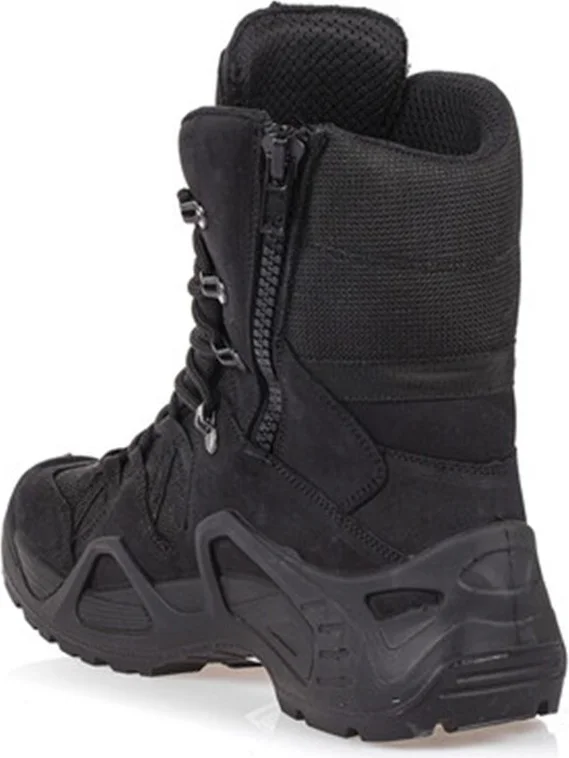 Scooter  Leather Black Men's Waterproof Tactical Boots P1490NS