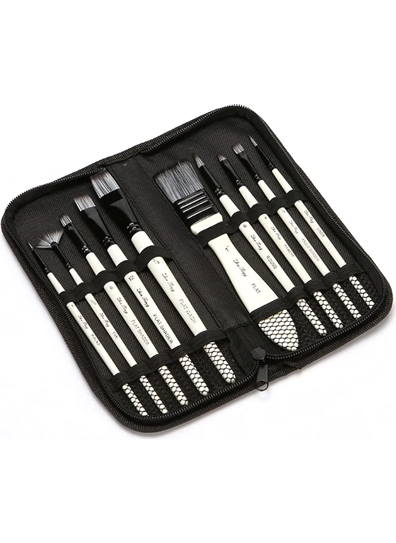 Valkyrie 10 Piece Professional Paint Brush Set