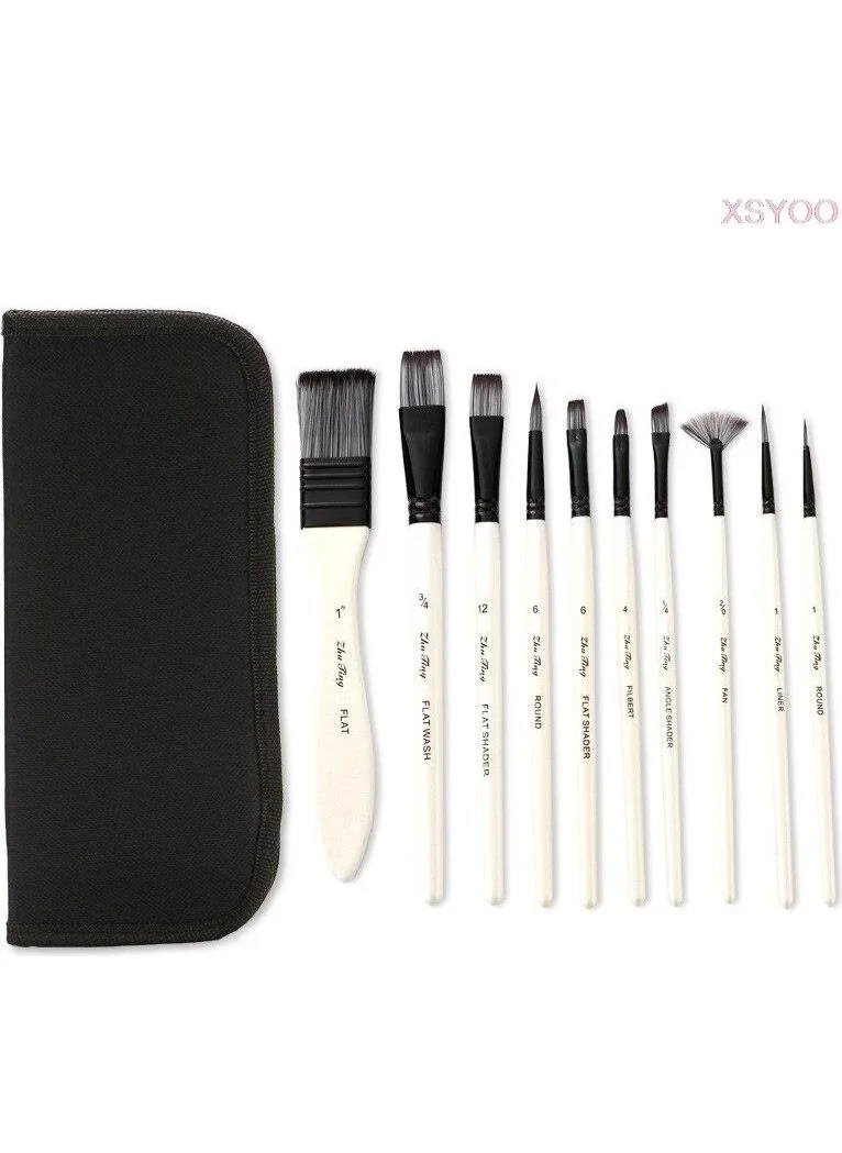 Valkyrie 10 Piece Professional Paint Brush Set