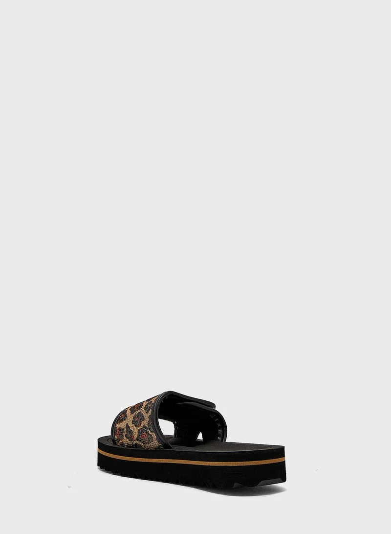Michael Kors Youth Eli Platform Slides
