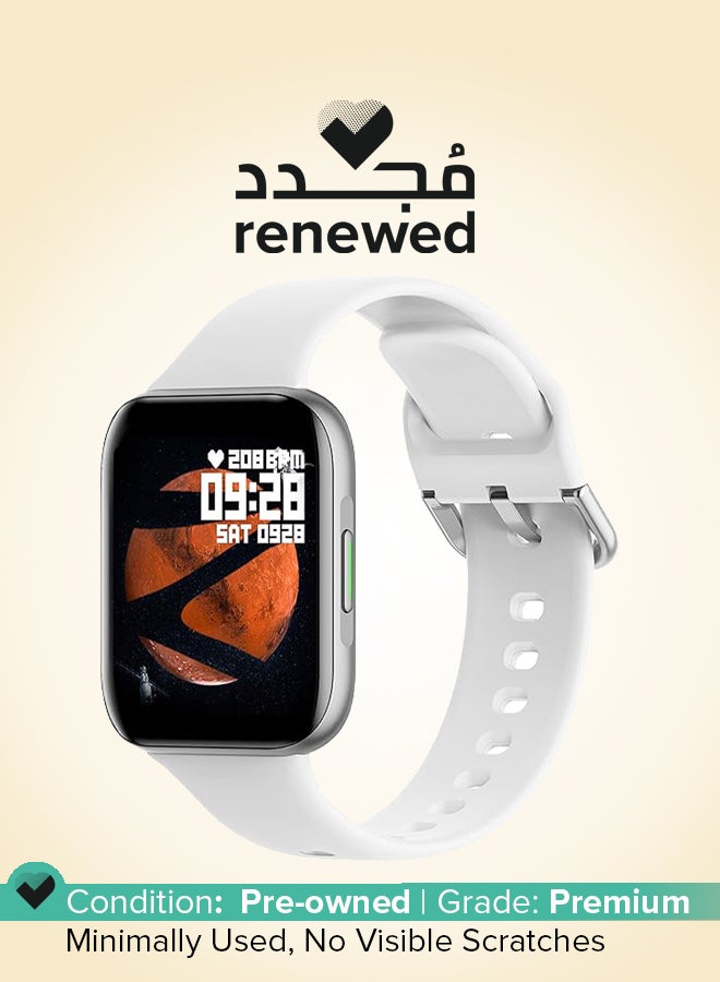 ZEBRONICS ساعة لياقة بدنية ذكية - زيب-فيت1220CH مجددة - فضي - Image 1