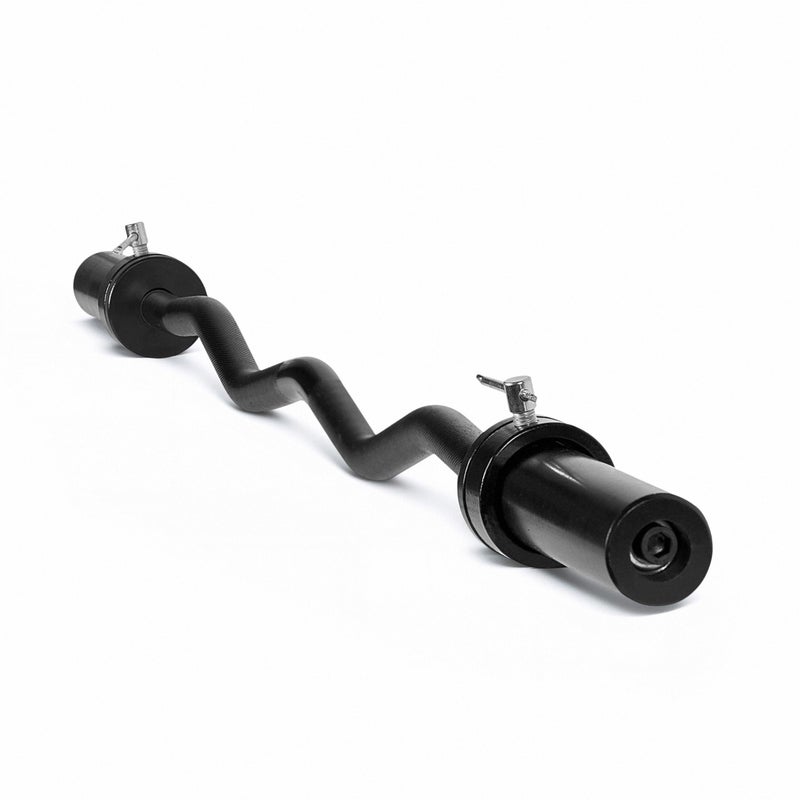 CAP Barbell 47-Inch Olympic Curl Bar - Black | Curl Barbell for Bicep and Tricep Workouts, Strength Training, and Weightlifting - Image 1