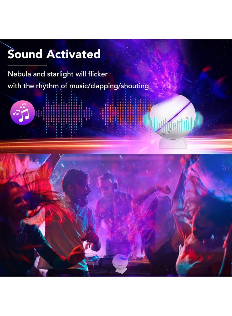 Joshberg Star Projector Galaxy Night Light with Remote Control LED Lamp 360° Magnetic Base - Image 5