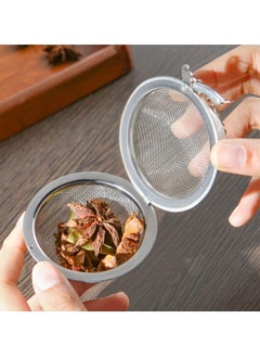 sokany 2 PCS Tea Strainers, Tea Infuser Tea Ball Straine (Sliver)  - Image 4