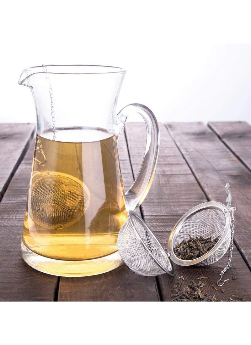 sokany - 2 PCS Tea Strainers, Tea Infuser Tea Ball Straine (Sliver) - Image 1