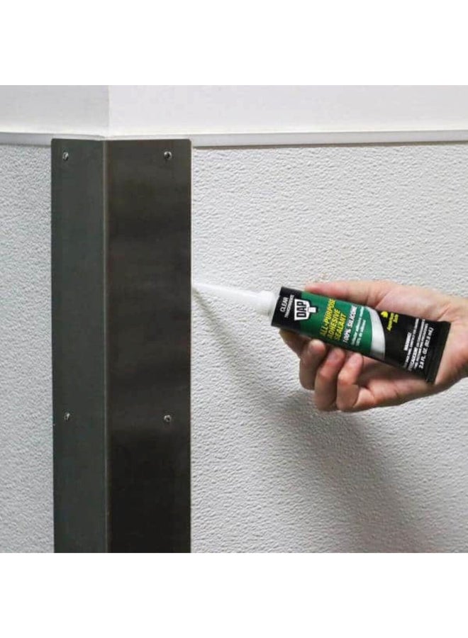 Dap All-Purpose Waterproof Aquarium Safe Adhesive Sealant Clear 82.8 ml 688/755 - Image 3