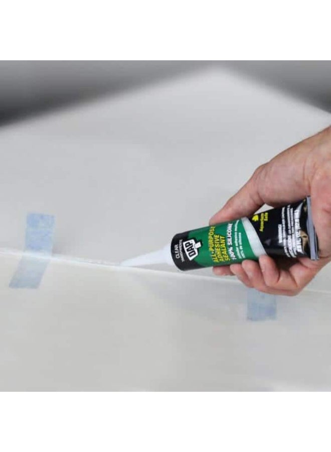 Dap All-Purpose Waterproof Aquarium Safe Adhesive Sealant Clear 82.8 ml 688/755 - Image 4