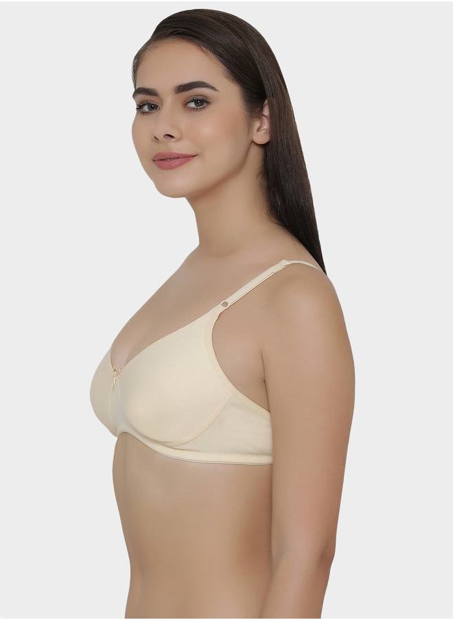 Clovia - Non Padded Non Wired Full Coverage T-Shirt Bra by Styli - Image 1