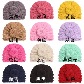European and American winter New Baby plain wool hat baby warm donut knitted hat baby hat 12-color mixed shooting multiple - pzsku/Z9637E743346CF8935748Z/45/1746214686/7d41c4c4-fd1c-48c0-aa52-79806956ce5b