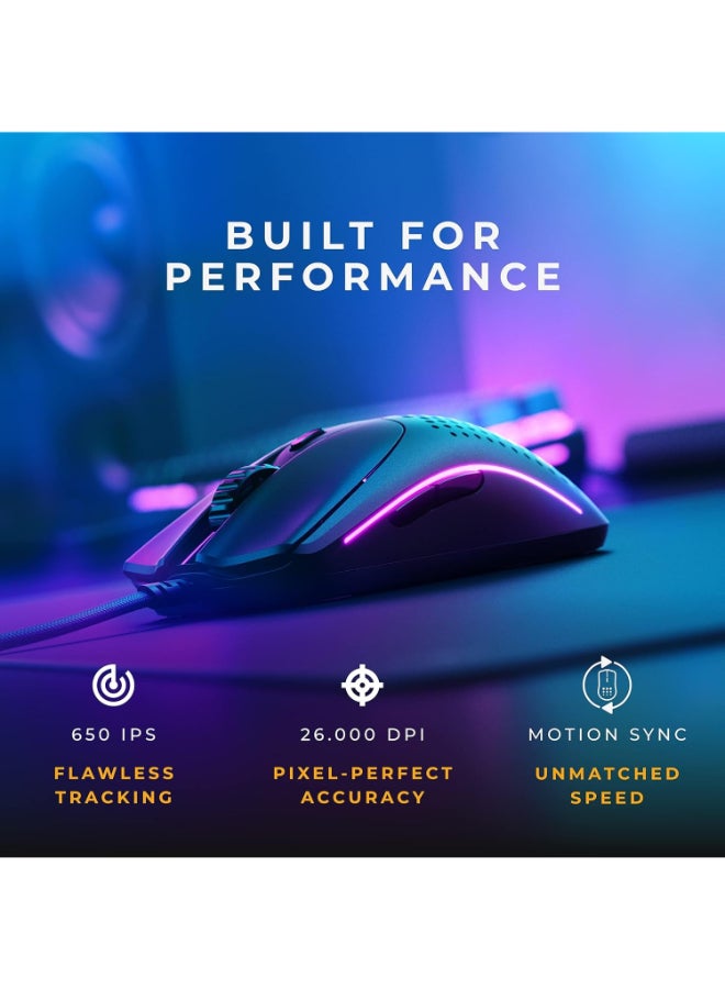 Glorious Model O 2 RGB Gaming Mouse - 59g Ultralightweight Wired Gaming Mouse - 26,000 DPI, BAMF 2.0 Optical Sensor, 6 Programmable Buttons, Backlit Ergonomic Mouse for PC & Laptop - Black - Image 2