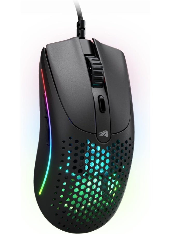 Glorious Model O 2 RGB Gaming Mouse - 59g Ultralightweight Wired Gaming Mouse - 26,000 DPI, BAMF 2.0 Optical Sensor, 6 Programmable Buttons, Backlit Ergonomic Mouse for PC & Laptop - Black - Image 1
