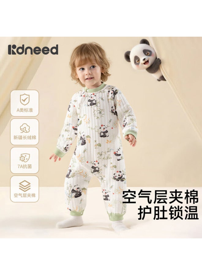 Kidsneed Baby Cotton-padded Autumn Winter Romper Warm Newborn Jumpsuit 66cm