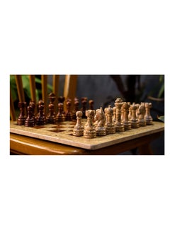 RADICALn Handmade Coral and Red Marble 15 Inch Chess Set Perfect for Home Decor Best Tournament Game  - Image 1