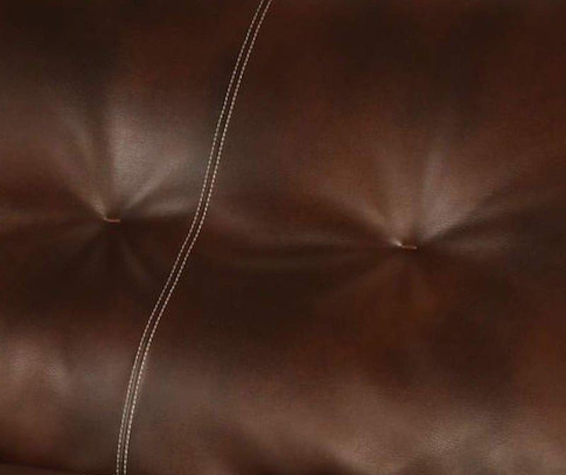 FutonX Full Size Chestnut Futon Cover Only Bonded Leather Premium Collection Fits 68 inch Futons Mattress Cappuccino 