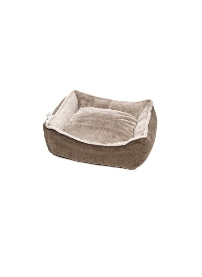 Ferribiella Soffio Pet Bed w/ zipper Brown Medium (70x60cm)  - Image 3