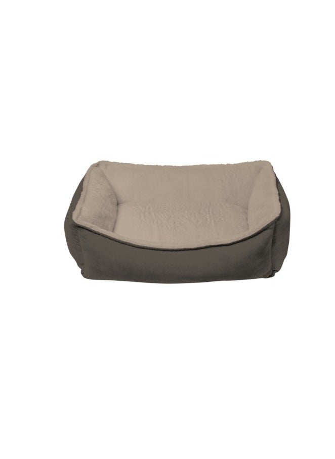 Ferribiella Soffio Pet Bed w/ zipper Brown Medium (70x60cm)  - Image 4