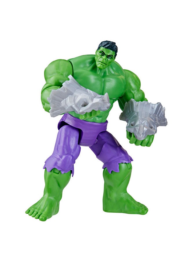 MARVEL CLASSIC - Marvel Mech Strike Mechasaurs Hulk Action Figure, 4.5-Inch, with  Accessories, Marvel Toys - Image 1