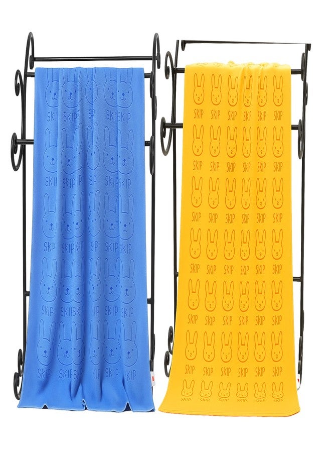 EIO مناشف حمام من الألياف الدقيقة للأطفال من إي أو آي أو - فائقة النعومة/سريعة الجفاف/قوية الامتصاص للماء/منشفة حمام للأطفال، الأولاد والبنات، عبوة من قطعتين (مجموعة مناشف صغيرة - 1) - Image 1