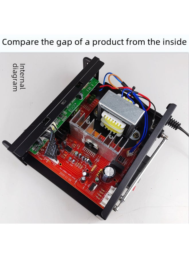 Neutral Mini Small Power Amplifier Speaker Power Amplifier Card U Disk Radio 12v220v Bluetooth Power Amplifier Bt-298a - Image 3
