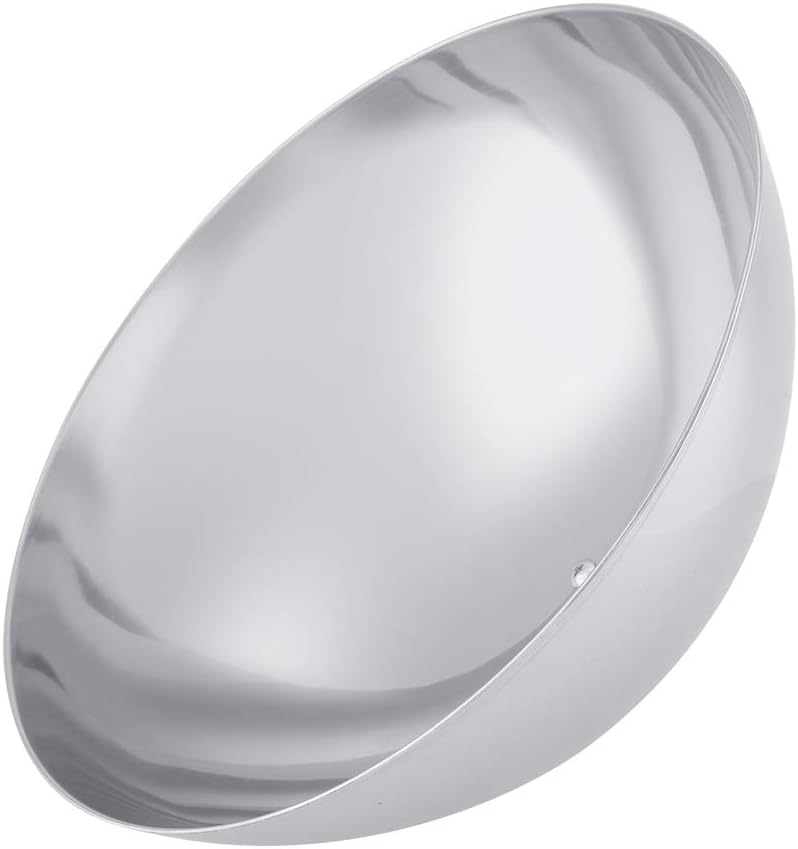 Generic Stainless Steel Food Cover for Restaurant Banquet Cafeteria Manual Polished Dome Plate with Handle Large Small (10inch) - Image 1