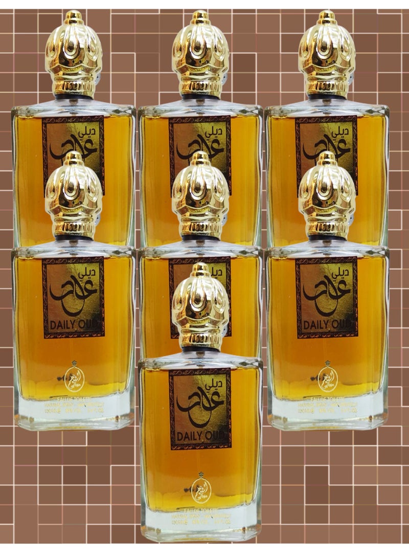 NAJMA 7 Pieces Daily Oud Perfume 100 Ml EDT - Image 1