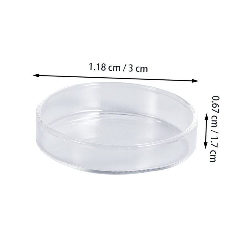 Glass Shrimp Feeding Dish Round Easy Clean Aquarium Fish Tank Feeder Basin - Image 3