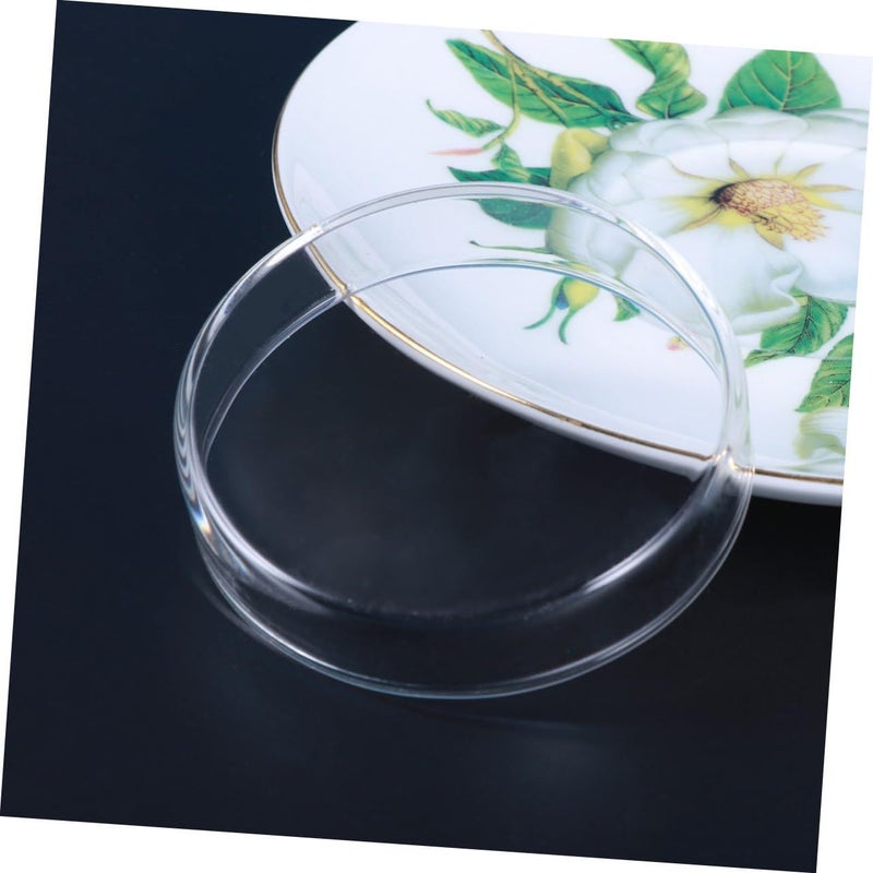 Glass Shrimp Feeding Dish Round Easy Clean Aquarium Fish Tank Feeder Basin - Image 5