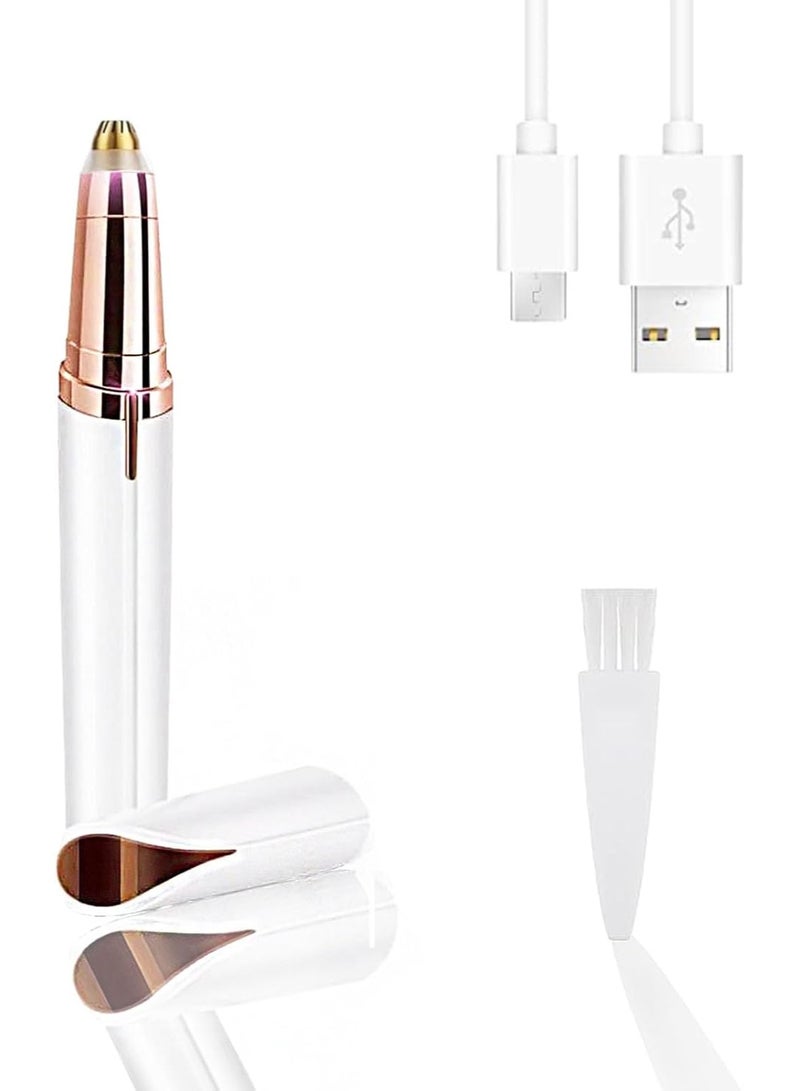 قلم حلاقة شفاه كهربائي محمول للمرأة - أداة حلاقة شفاه كهربائية سريعة وآمنة للوجه والأصابع والأرجل - Image 1