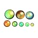 LE SKY 8mm Round cabochon Beads Changing Color by Temperature Mood Charm Loose Beads Temperature Sensing Color Changing cabochon for Jewelry Making Ornaments10 Pcs - Image 2