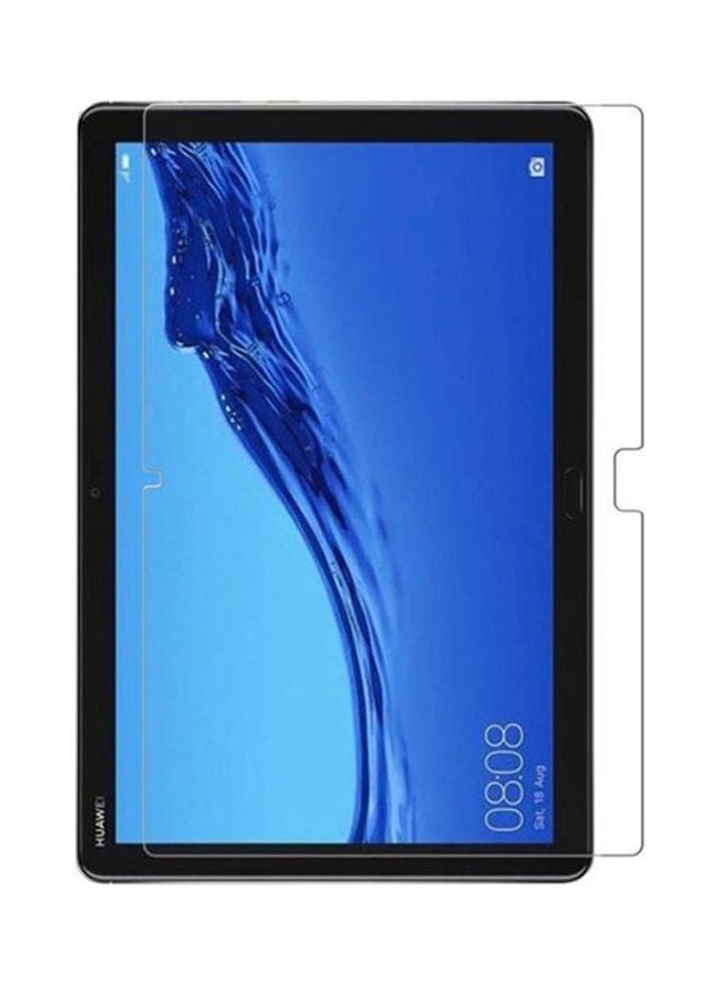 NIBEMINENT Tempered Glass Screen Protectors Film High Definition, 9H Hardness For Huawei Mediapad T5 Size10 Inch Clear