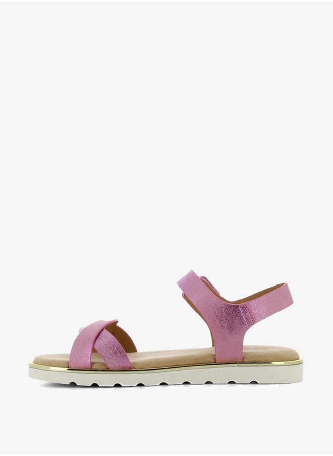 SJ Women's Cross Strap Sandals with Buckle Closure  - Image 5