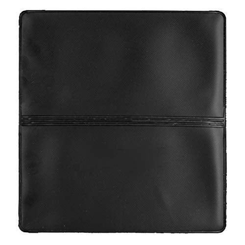 CAROUSELCHECKS Black Vinyl Checkbook Cover, Top Tear Personal Vinyl Checkbook Cover - Image 4
