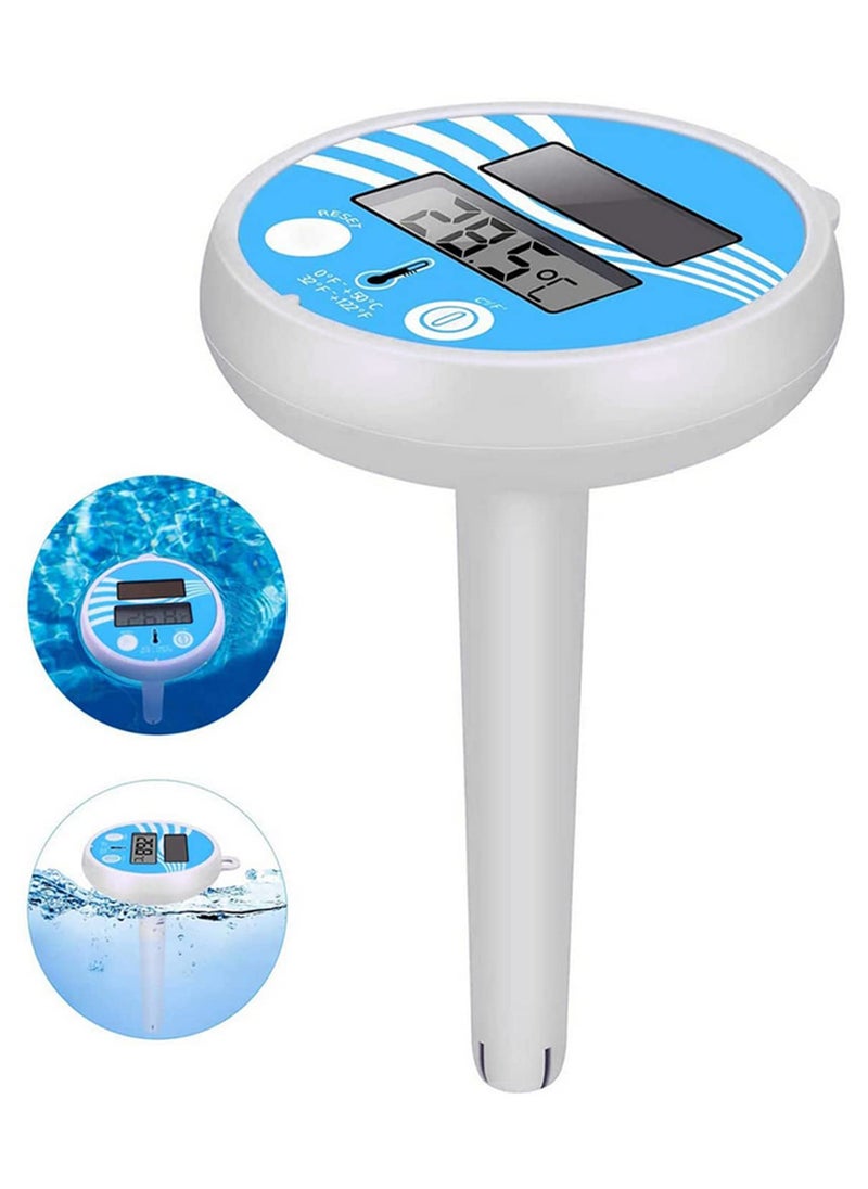 Generic 1pcs Solar Powered Digital Floating Pool Thermometer for Spas Ponds and Tubs Accurate Durable and Easy to Use Not Waterproof  - Image 2