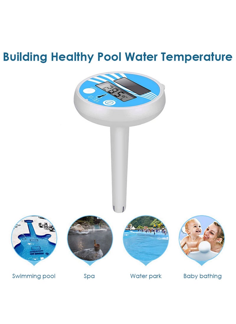 Generic 1pcs Solar Powered Digital Floating Pool Thermometer for Spas Ponds and Tubs Accurate Durable and Easy to Use Not Waterproof  - Image 4
