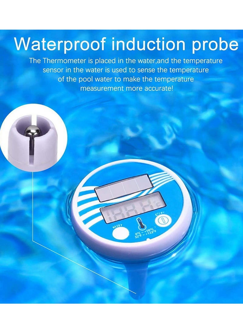 Generic 1pcs Solar Powered Digital Floating Pool Thermometer for Spas Ponds and Tubs Accurate Durable and Easy to Use Not Waterproof  - Image 5