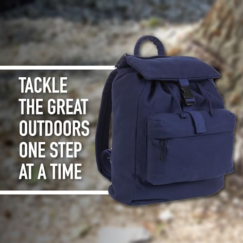 Rothco Canvas Daypack – Heavy-Duty Cotton Canvas Backpack for Hiking, Camping, Traveling, and Daily Use – 34L Capacity, Olive Drab - Image 5