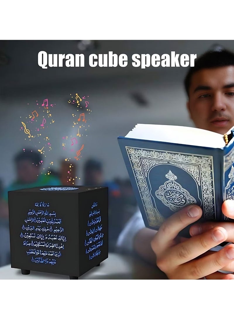 Raxoom Quran Speaker Touch Lamp - Smart Portable Bluetooth Speaker Bedside Lamp, 16 Translations 16 Reciters AZAN Speaker with APP Control 10W Speaker, 7 Color Changeable Night Lights SQ-802 - Image 5