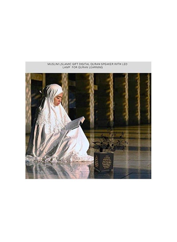 Raxoom Quran Speaker Touch Lamp - Smart Portable Bluetooth Speaker Bedside Lamp, 16 Translations 16 Reciters AZAN Speaker with APP Control 10W Speaker, 7 Color Changeable Night Lights SQ-802 - Image 3