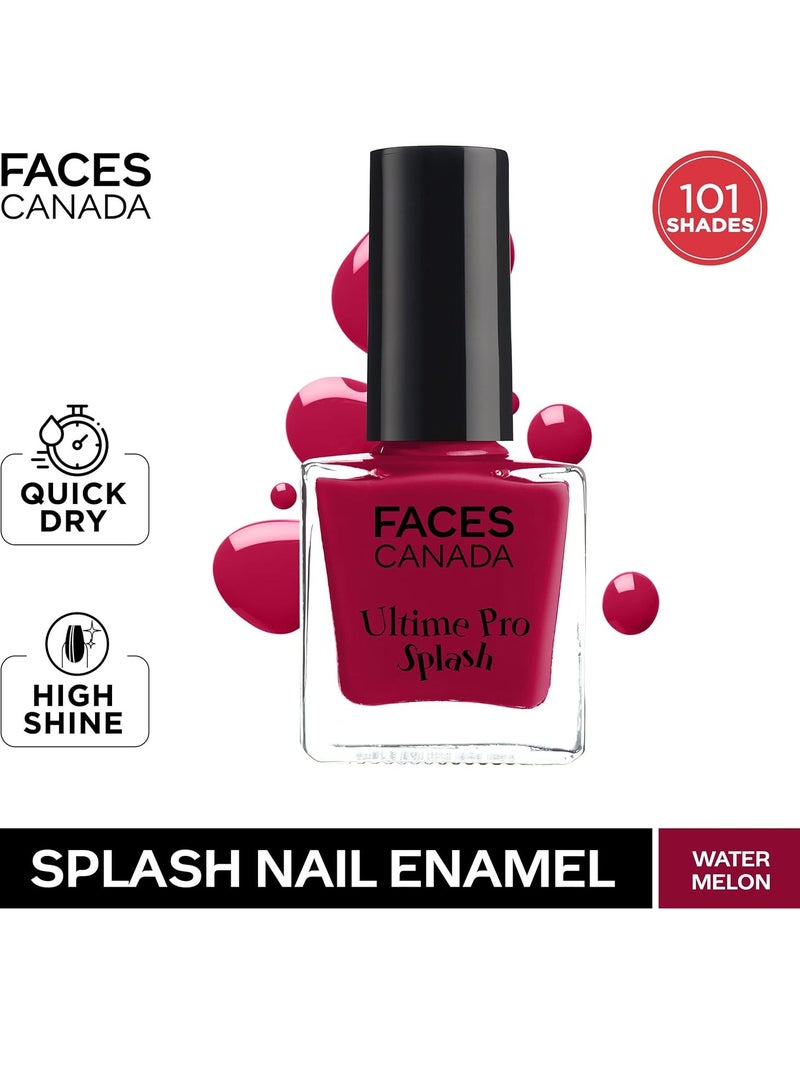 Faces Canada Splash Nail Enamel Water Melon 52 8ml - Image 2